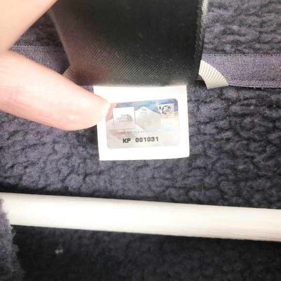 The North Face 'Crescent' Full Zip Up Fleece Jacket Sweatshirt Coat Purple - XL - Picture 7 of 12